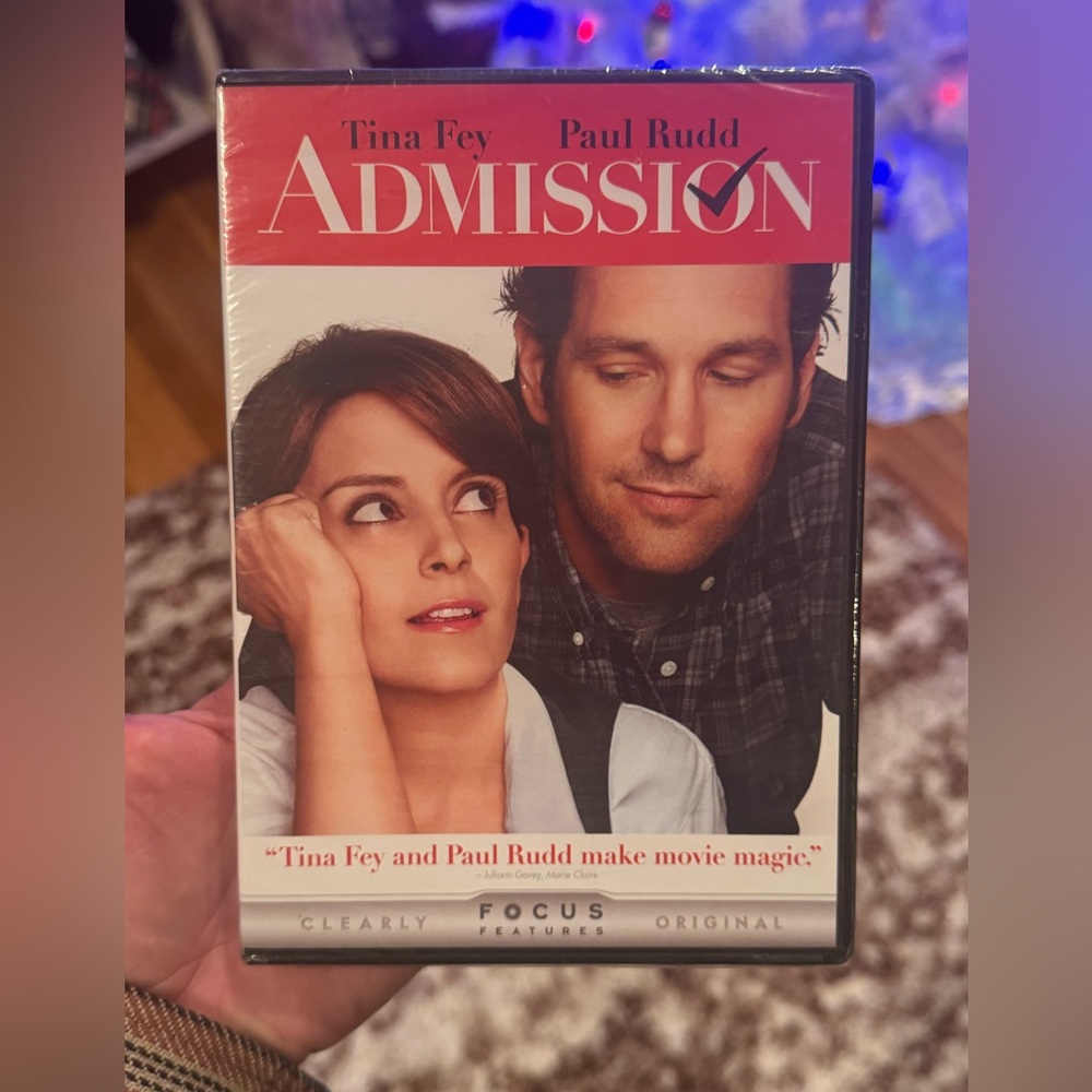 Admission DVD Focus Features Movie 2013 Tina Fey Paul Rudd PG-13- UNOPENED